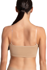 Capezio 3769W-Soutien-Gorge Femme Long Convertible Sans Couture - NUD