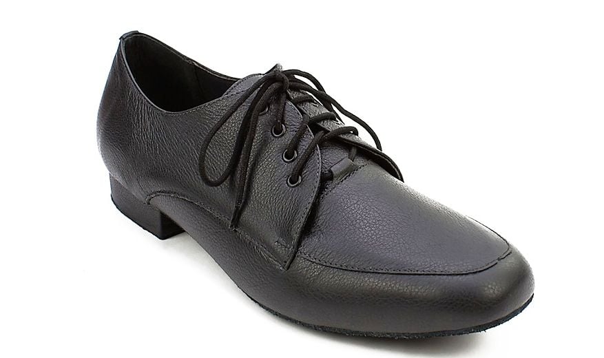 SoDanca BL102-Robbie Ballroom Men Shoes 1" Suede Sole-BLACK