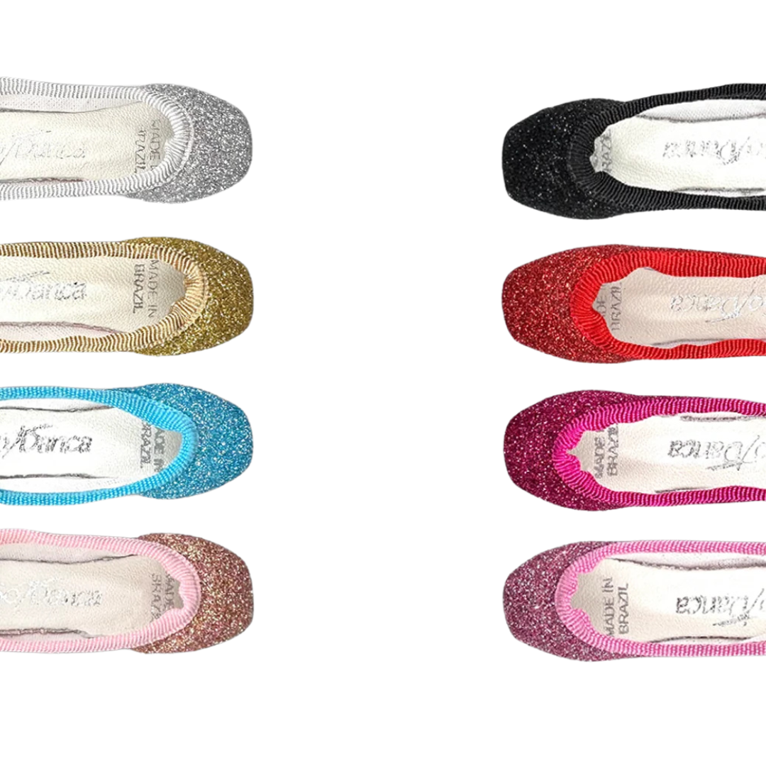 SoDanca KC-40G-Glitter Pointe Shoe Keychain