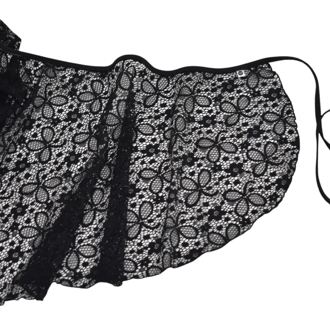 AK Dancewear S803H-One Size Wrap Skirt in Hana Lace