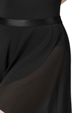 Mirella MS166-Shiny Elastic Waist Pull On Skirt