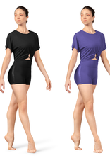 Mirella M750L-Cropped T-Shirt Keyhole Detail