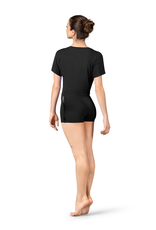 Mirella M750L-Cropped T-Shirt Keyhole Detail