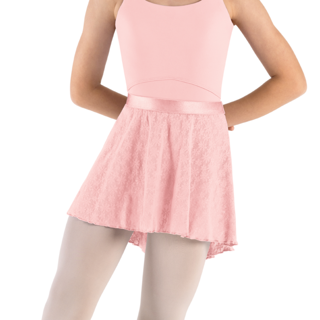 Mirella MS902C-Daisy Lace Pull On Skirt