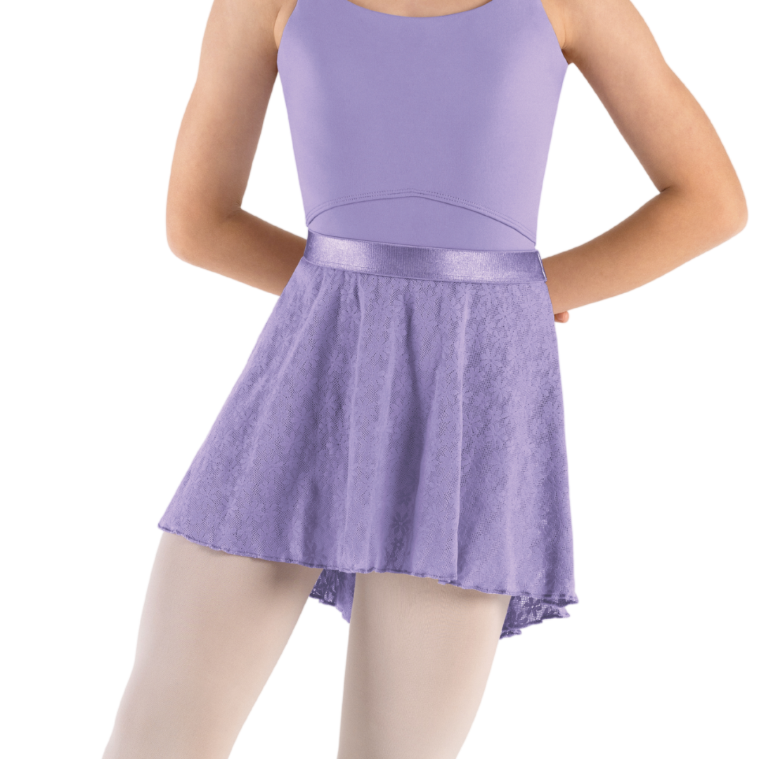 Mirella MS902C-Daisy Lace Pull On Skirt