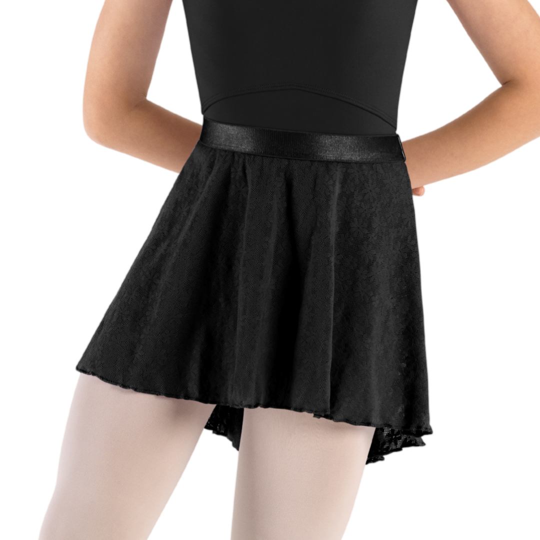 Mirella MS902C-Daisy Lace Pull On Skirt