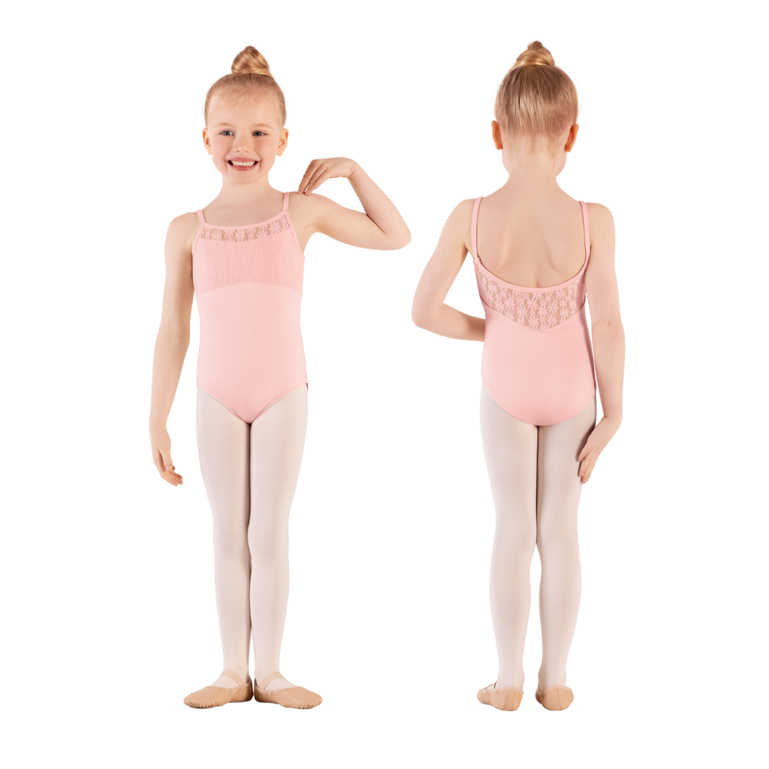 Mirella M1252C-Daisy lace Camisole Leotard