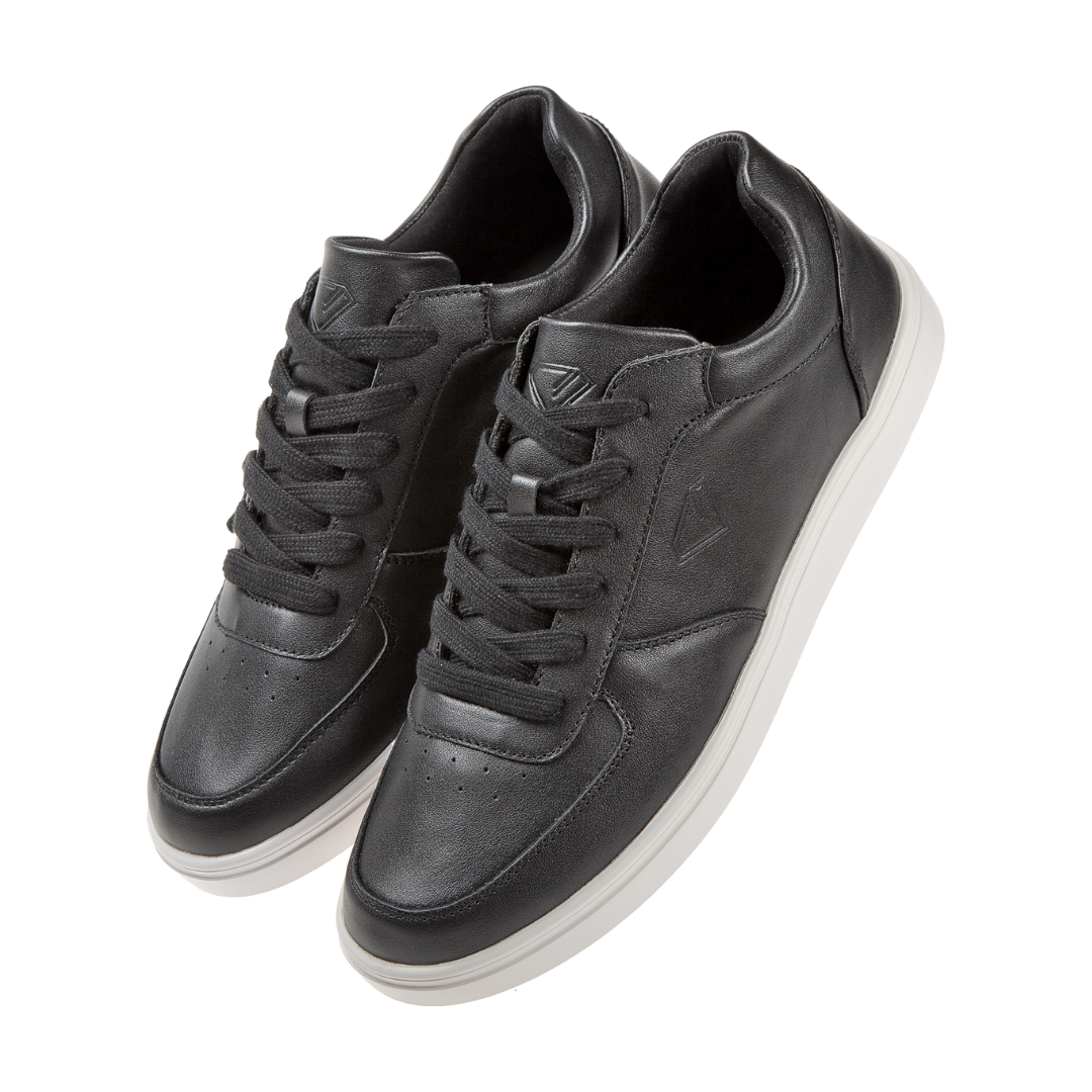 Diamant 212-502-028-Unisex Spin Point Dance Sneaker Leather-BLACK