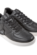 Diamant 212-502-033-Sneaker de Danse Unisexe Spin Point Cuir-NOIR