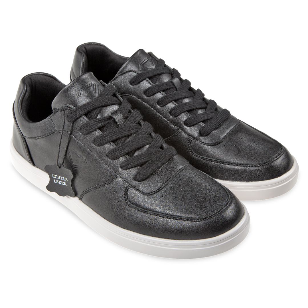 Diamant 212-502-033-Sneaker de Danse Unisexe Spin Point Cuir-NOIR