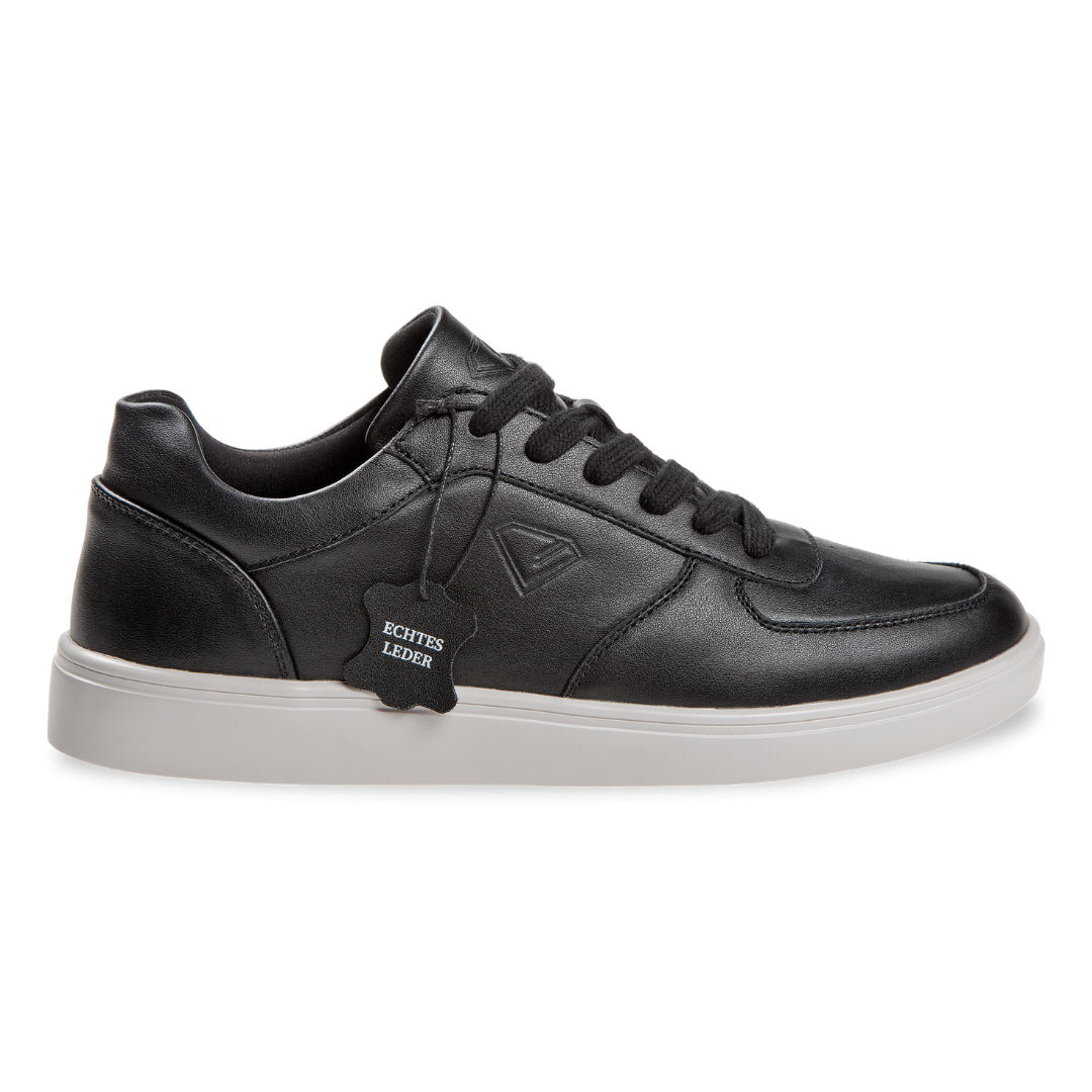 Diamant 212-502-033-Sneaker de Danse Unisexe Spin Point Cuir-NOIR