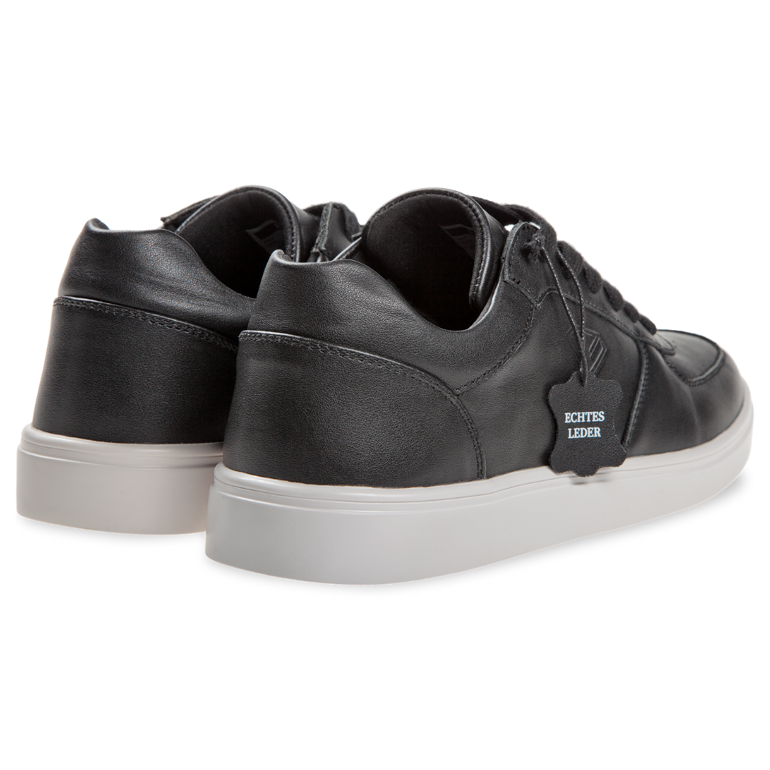 Diamant 212-502-033-Sneaker de Danse Unisexe Spin Point Cuir-NOIR