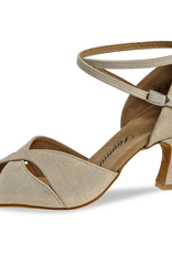 Diamant 181-087-330-Ballroom Shoes 2.5'' Suede Sole Suede Gold Reflex