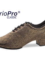Diamant 189-234-671-Soulier de Danse Talon 1.5'' Bloc Semelle fendue Suede Microfibre-Or