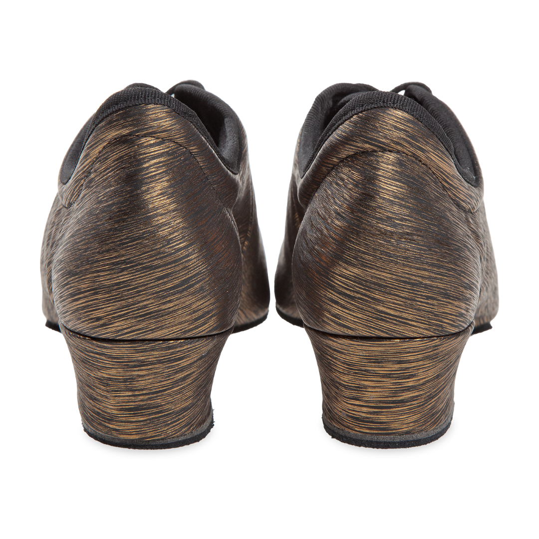 Diamant 189-234-671-Ballroom Shoes 1.5"Suede Split Sole Microfiber-Gold