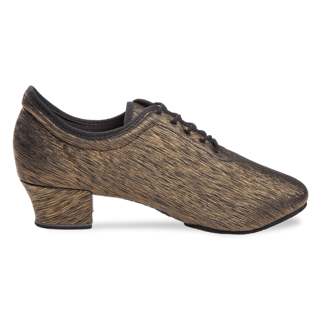Diamant 189-234-671-Ballroom Shoes 1.5"Suede Split Sole Microfiber-Gold