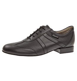 Diamant 133-025-042-Chaussures de Danse Homme 1 "Semelle de Suède Cuir Noir
