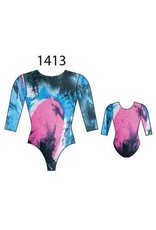 MotionWear 1413-935-3/4 Sleeve Gym Leotard-BEAUTIFUL