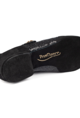Portdance PD01-Chaussures de Danse 1/2" Semelle de Suede-NOIR