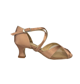 Merlet KAYA-1730-120-Soulier de Danse 2" Semelle Suede Satin-BICHE