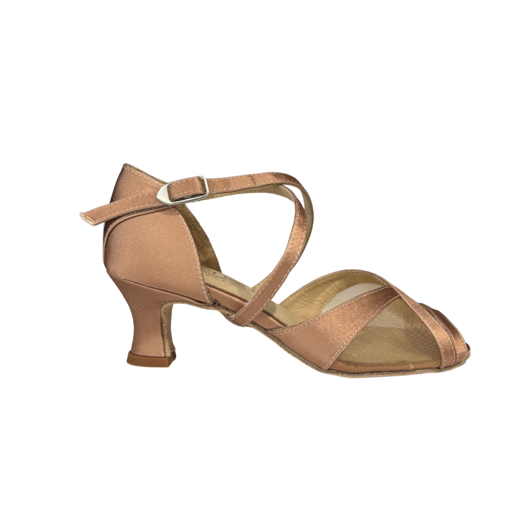 Merlet KAYA-1730-120-Soulier de Danse 2" Semelle Suede Satin-BICHE