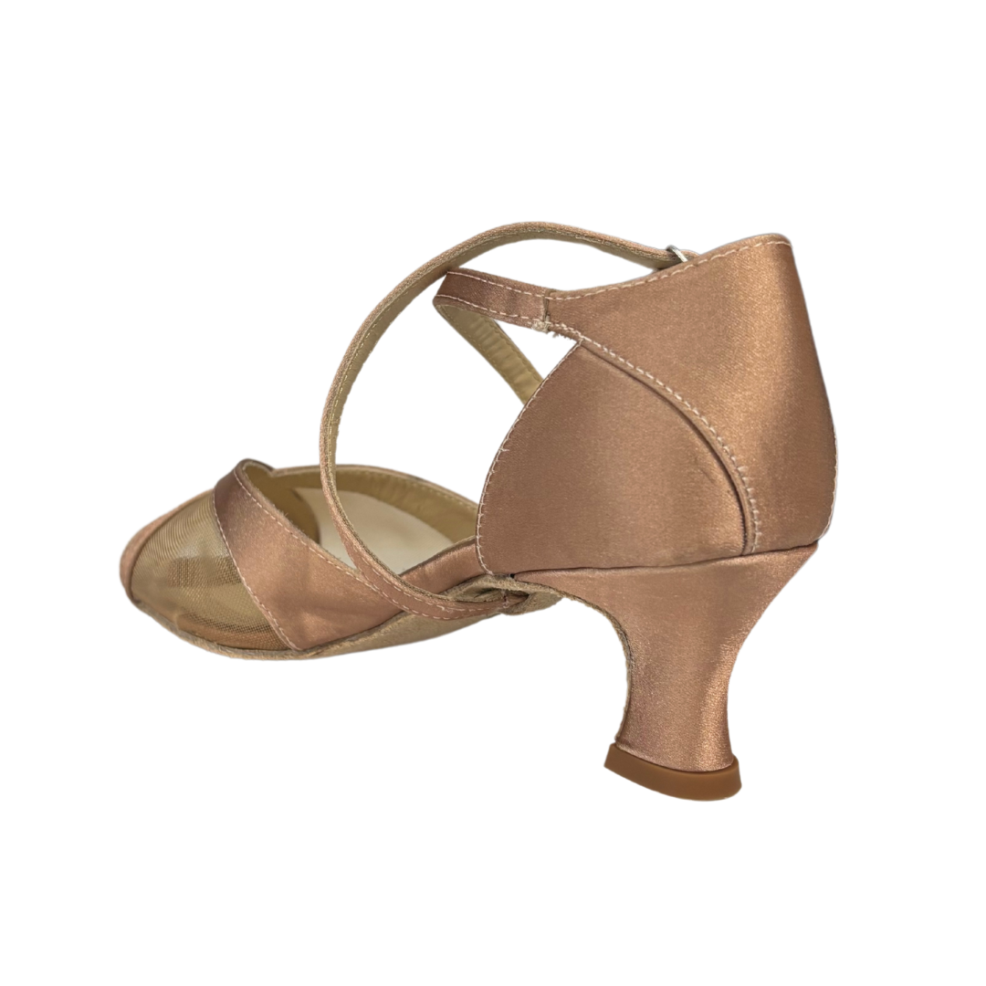 Merlet KAYA-1730-120-Soulier de Danse 2" Semelle Suede Satin-BICHE