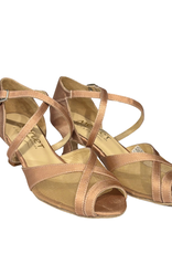 Merlet KAYA-1730-120-Soulier de Danse 2" Semelle Suede Satin-BICHE
