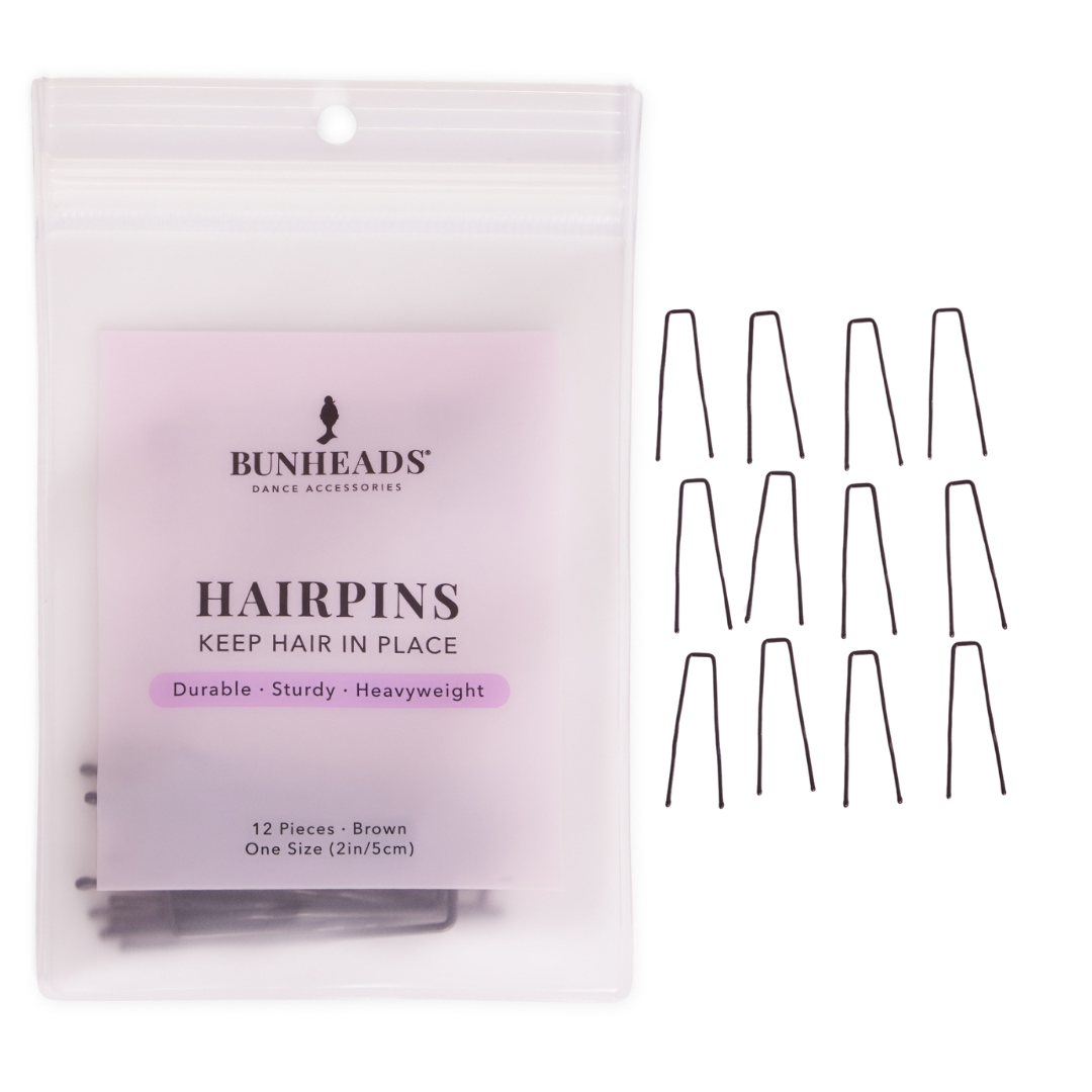 Capezio BH1711-2" Hairpins -BROWN