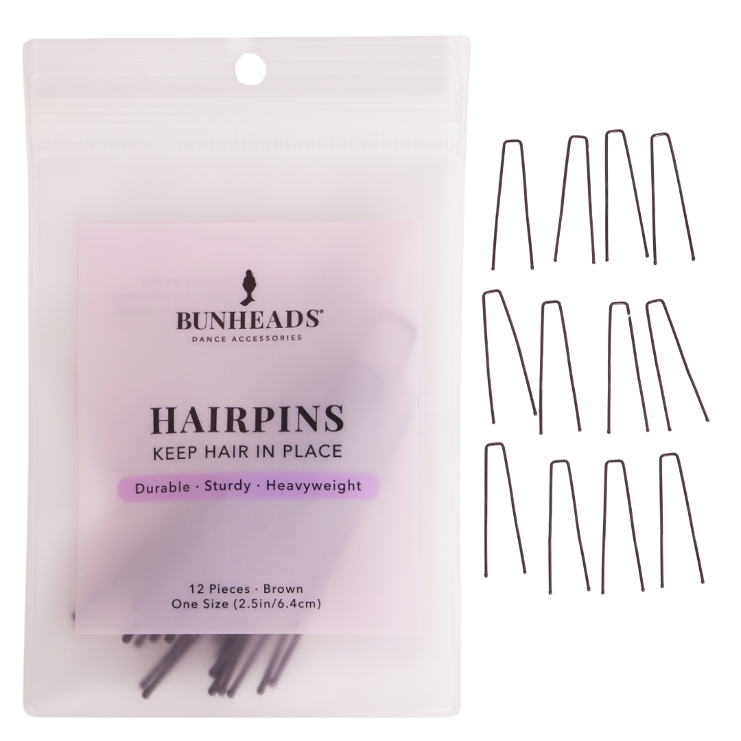 Capezio BH1712-2.5" Hairpins-BROWN