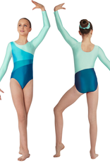 Mondor 7813-38-Mallard Child Long Sleeve Gym Leotard