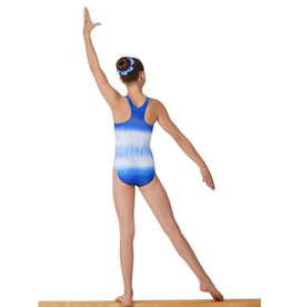 Mondor 7845-SW-Saphire-White -Adult Sleeveless Leotard