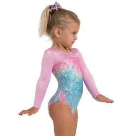 Capezio 12305C-Unicorn Disco Lightwave Long Sleeve Leotard