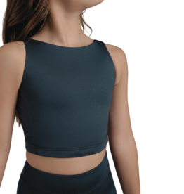 Capezio SE2002C-High Neck Bra Top-BLACK