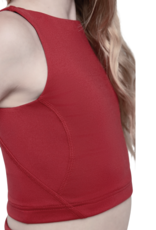 Capezio SE2002C-High Neck Bra Top-BLACK
