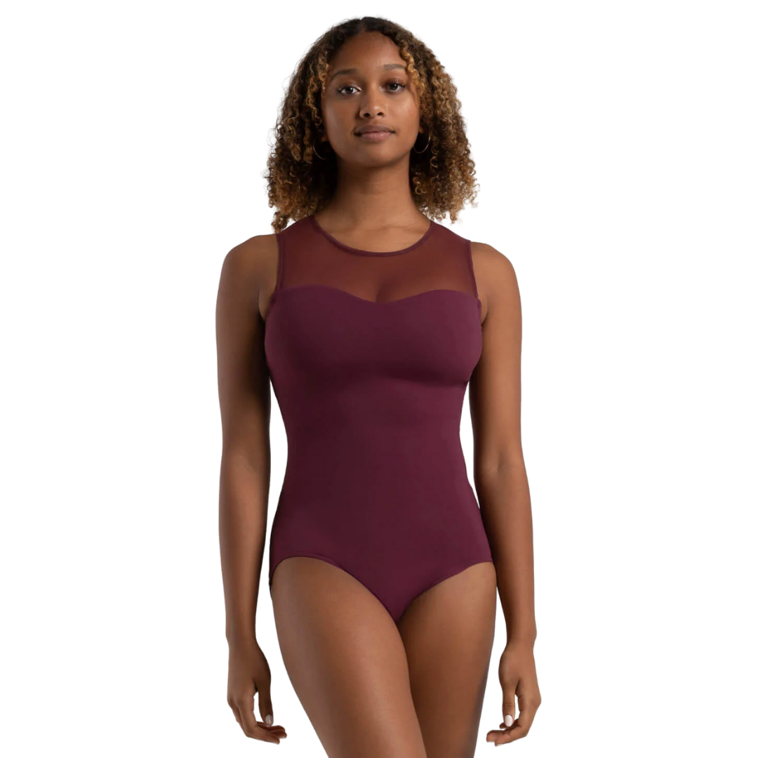 Capezio SE2001W-Leotard Devant Coeur