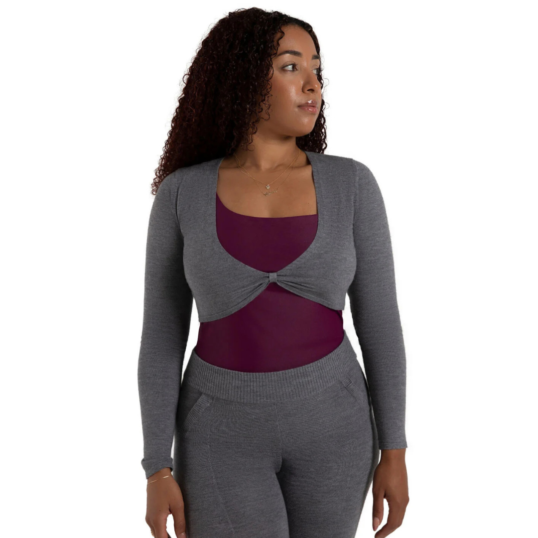 Capezio CK11001W-Cropped Pinch Sweater