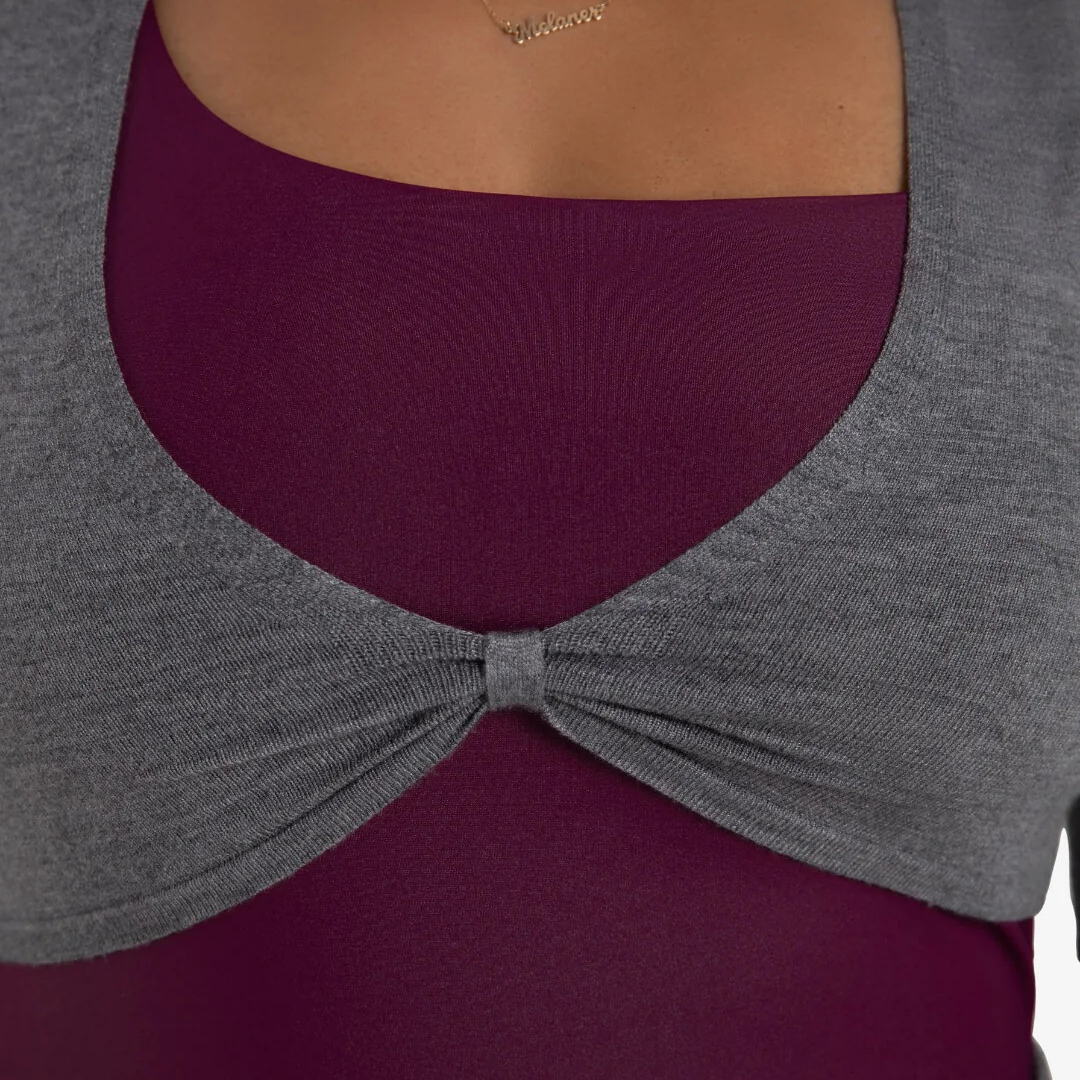 Capezio CK11001W-Cropped Pinch Sweater