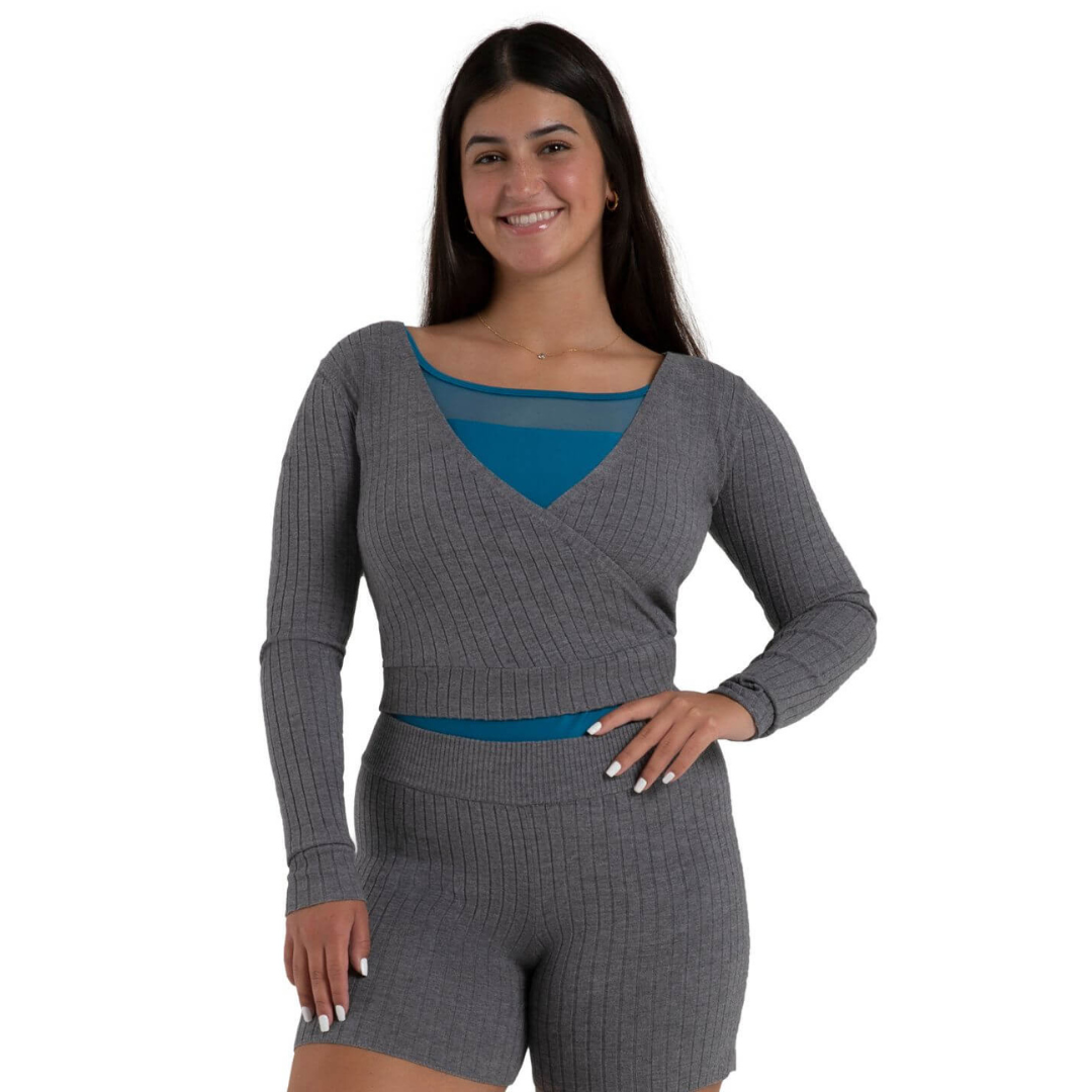 Capezio CK11002W-Cache Coeur Croisé