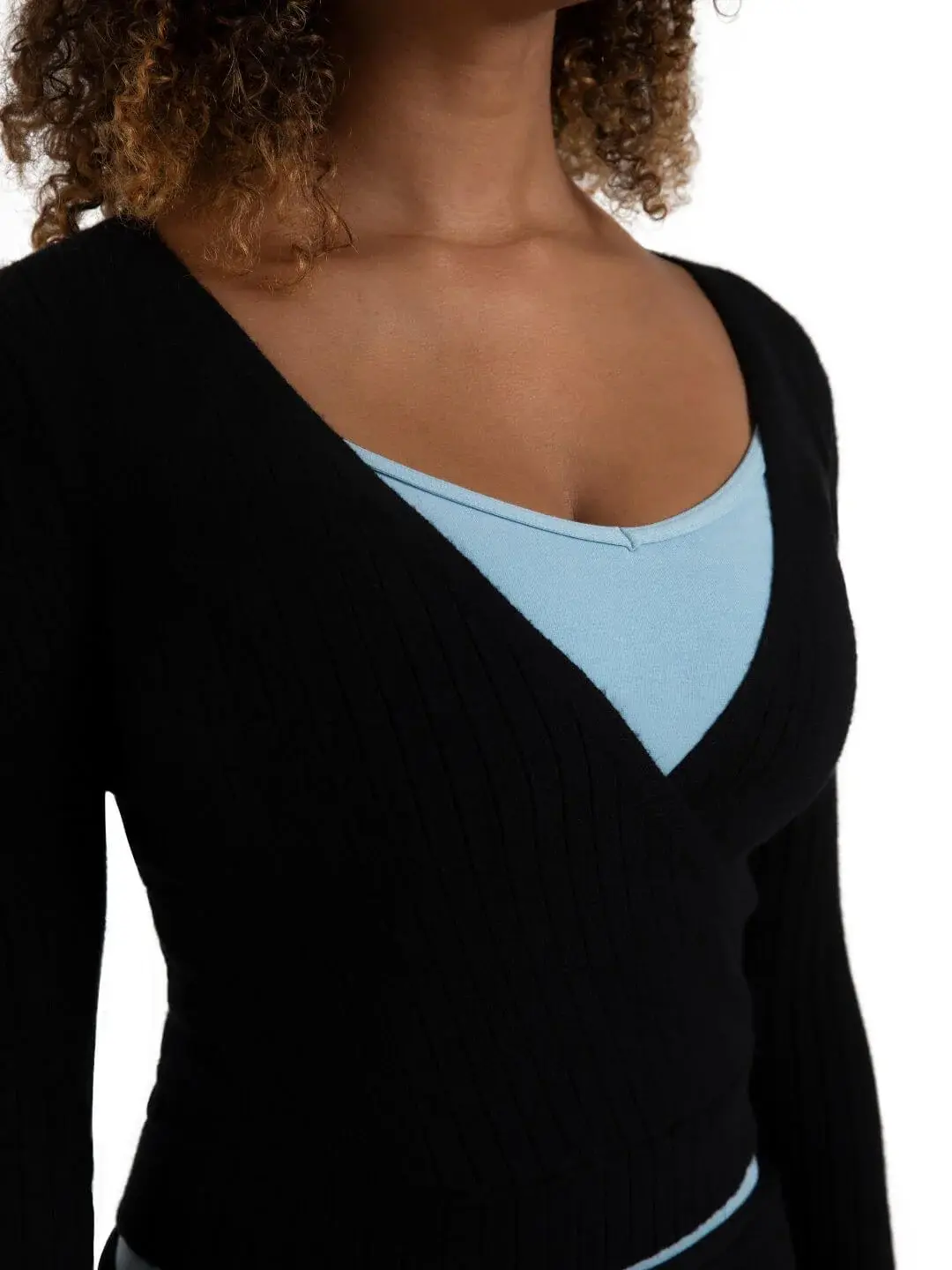 Capezio CK11002C- Pink Crossover Sweater