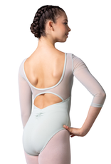 Lulli Dancewear LUB901-Léotard Natalia Manches 3/4 Mesh