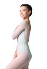 Lulli Dancewear LUB901-Léotard Natalia Manches 3/4 Mesh