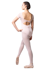 Lulli Dancewear LUB902-Léotard Josie Manches Courtes Mesh