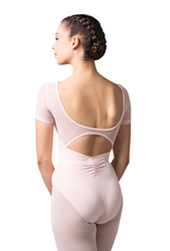 Lulli Dancewear LUB902-Léotard Josie Manches Courtes Mesh