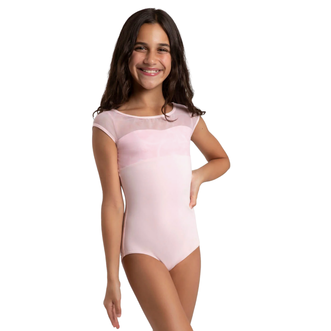 Capezio 12288C-Leotard Enfant Perle du Jardin