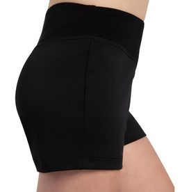 Capezio 12295C-Short Taille Haute Enfant - NOIR