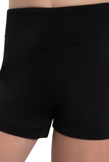 Capezio 12295C-Short Taille Haute Enfant - NOIR