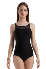 Capezio 12268W-Rosemary Leotard Front Mesh Low Back