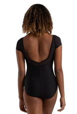 Capezio 12270W-Coral Short Sleeve Mesh Leotard