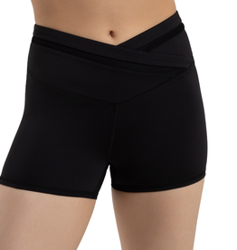Capezio 12273W- Short Taille Haute Taille en V - NOIR