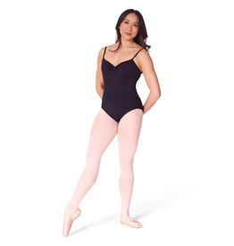 Capezio EL100W-Soft Elegance Camisole Leotard with Bratek2-BLACK